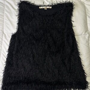 Studio M Textured Black Tank Top